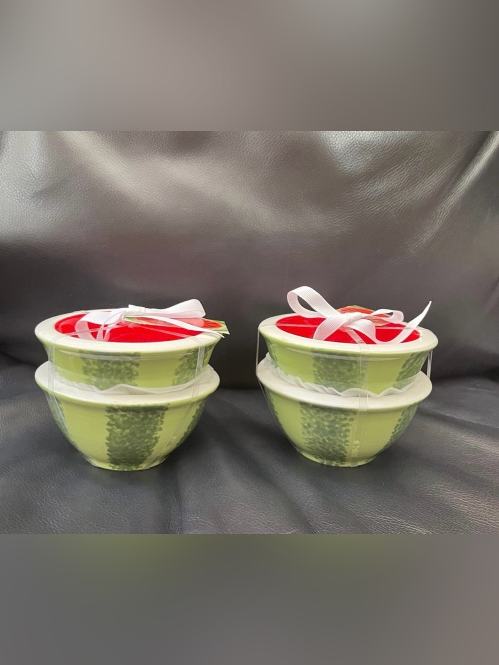 Terramoto Watermelon Mini Bowls, 2 Sets of 2